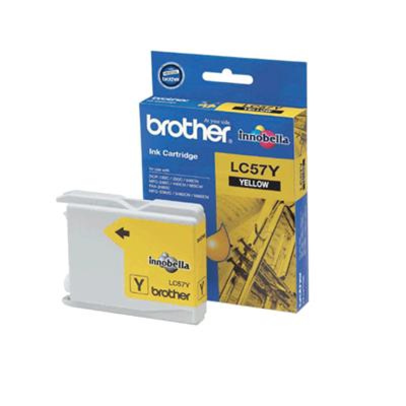 BROTHER LC57 YELLOW INK CARTRIDGE