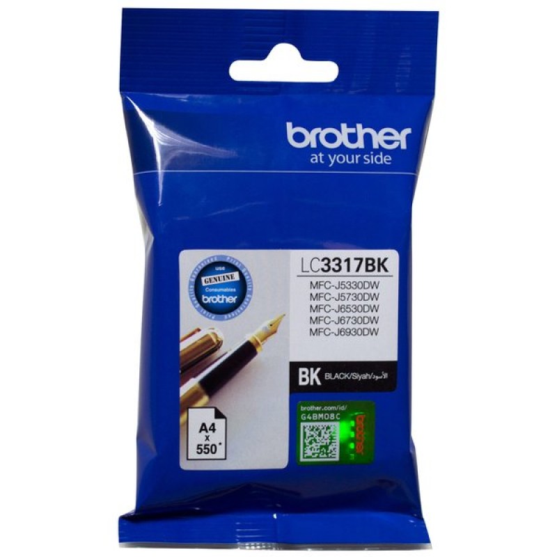 Brother Genuine LC3717BK High Yield Black Ink Cart...